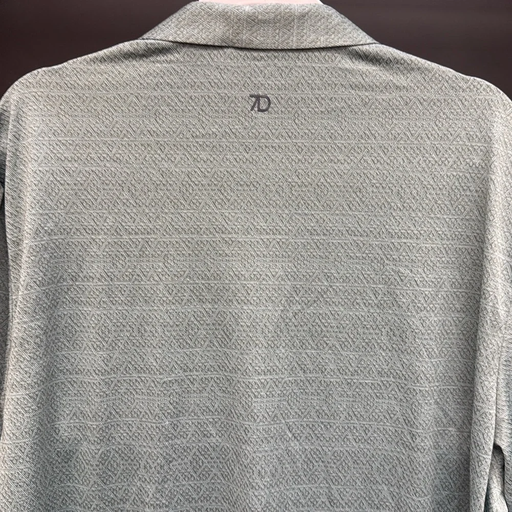 7 Diamonds Playing Through Performance Seamless Golf Polo Shirt XL - Picture 3 of 3